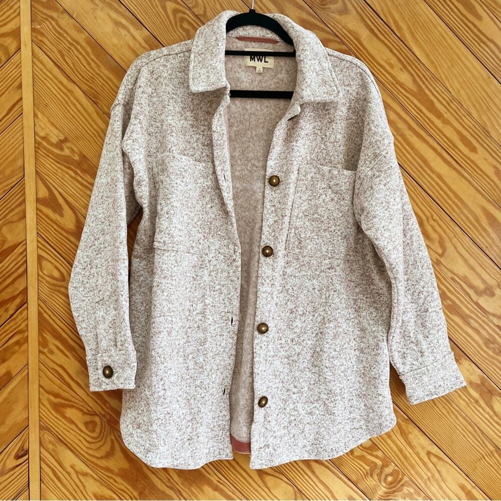 Madewell Sweater Fleece Shirt Jacket - Picture 3 of 10
